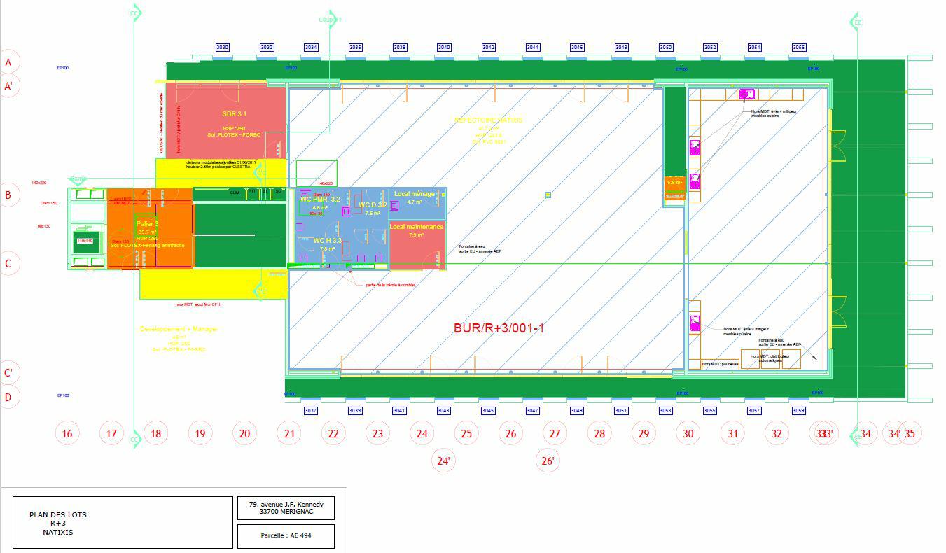 Bureau Mérignac 534m² Location bureau Mérignac Gironde OLBUR2313648 17